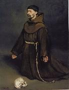 Edouard Manet Un moine en priere France oil painting artist